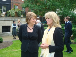 In the garden at No10 Downing Street